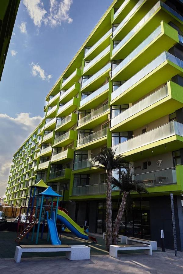 Blue Apartment In Spa N Pool Beach Resort Năvodari Buitenkant foto